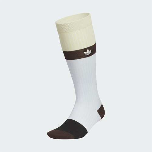 Adidas/阿迪达斯正品三叶草女士针织高筒经典运动袜一双装KF2499