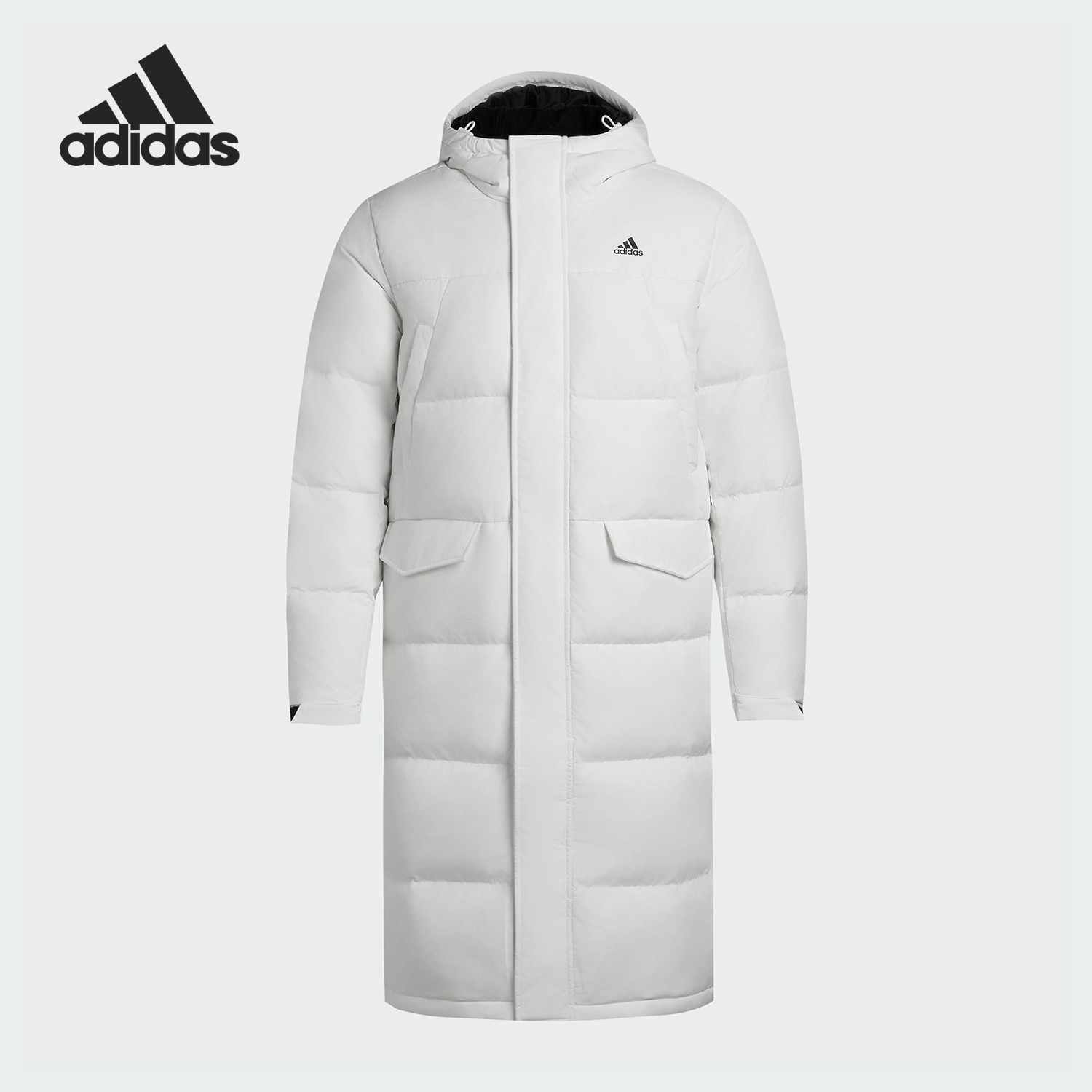 Adidas/阿迪达斯官方正品冬季新款男女保暖长款羽绒服外套KF6749