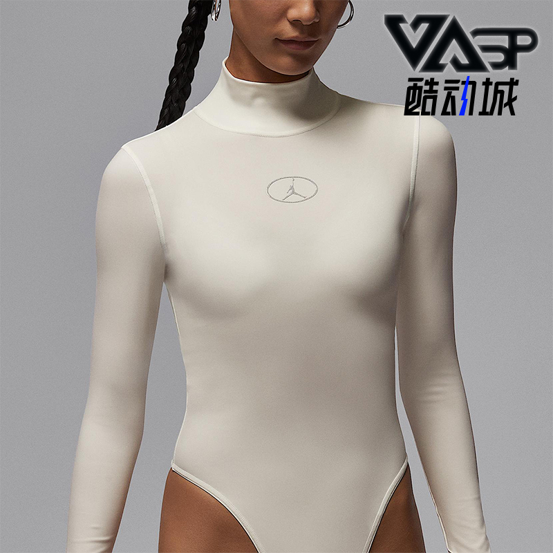 Nike/耐克正品JORDAN女士休闲立领套头耐穿透气套装HV0351-133