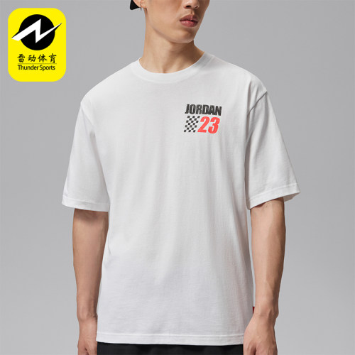 Nike/耐克正品Jordan男士时尚印花宽松运动短袖T恤IO0026-100