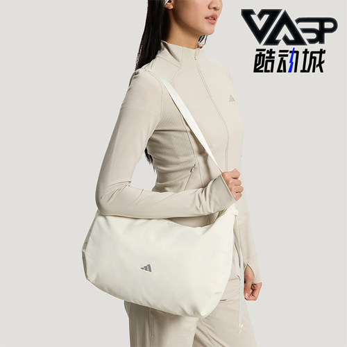 Adidas/阿迪达斯正品2026年女士经典运动休闲单肩斜挎包KT3034