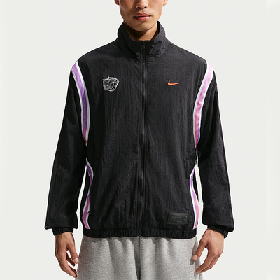 Nike/耐克正品2026男士拉链拒水篮球运动立领梭织外套IR6278-010