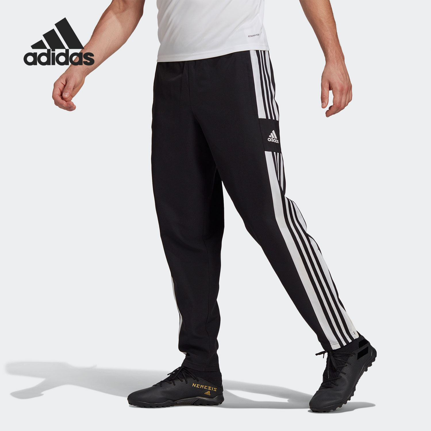 Adidas/阿迪达斯正品 SQ21 PRE PNT 男装足球运动长裤 GT8795