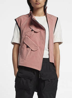 Nike/耐克正品透气新款男士运动时尚休闲拉链立领马甲AQ0419-685