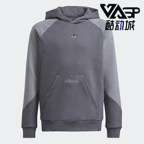 阿迪达斯三叶草大童运动卫衣