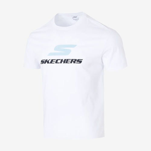 Skechers斯凯奇正品时尚运动系列男女透气短袖T恤P225U116-0019