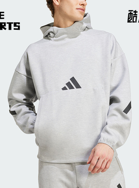 Adidas/阿迪达斯正品新款男士连帽轻薄亲肤柔软卫衣JE3070