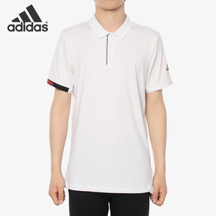 DT4406 Adidas 阿迪达斯官方正品 男子运动宽松透气休闲短袖 POLO衫