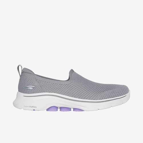 Skechers斯凯奇正品GO WALK 7女一脚蹬低帮日常休闲鞋125218-GRY