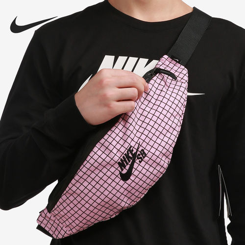 Nike/耐克正品秋季款男女运动收纳便携休闲腰包CK6755-629