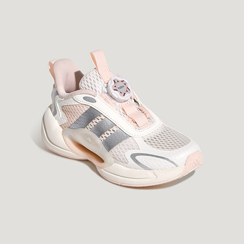 Adidas/阿迪达斯正品GALAXY SCOUT HABU儿童网面低帮休闲鞋LA2370
