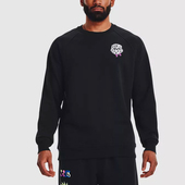 简约印花卫衣1373837 001 Terry Crew男士 安德玛正品 Elevated