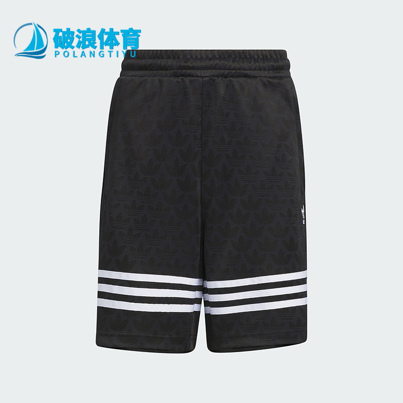 阿迪达斯大童运动短裤短裤