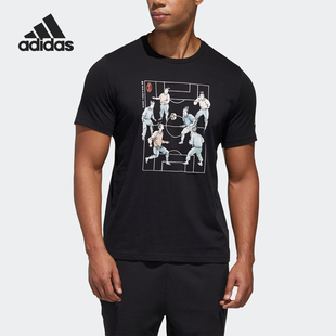 新款 Adidas 当季 男士 运动透气休闲圆领T恤GF3988 阿迪达斯正品