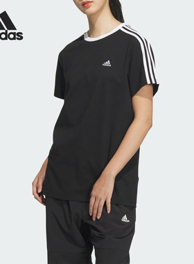 Adidas/阿迪达斯 W 3S BF T 女士运动休闲短袖T恤JI6977