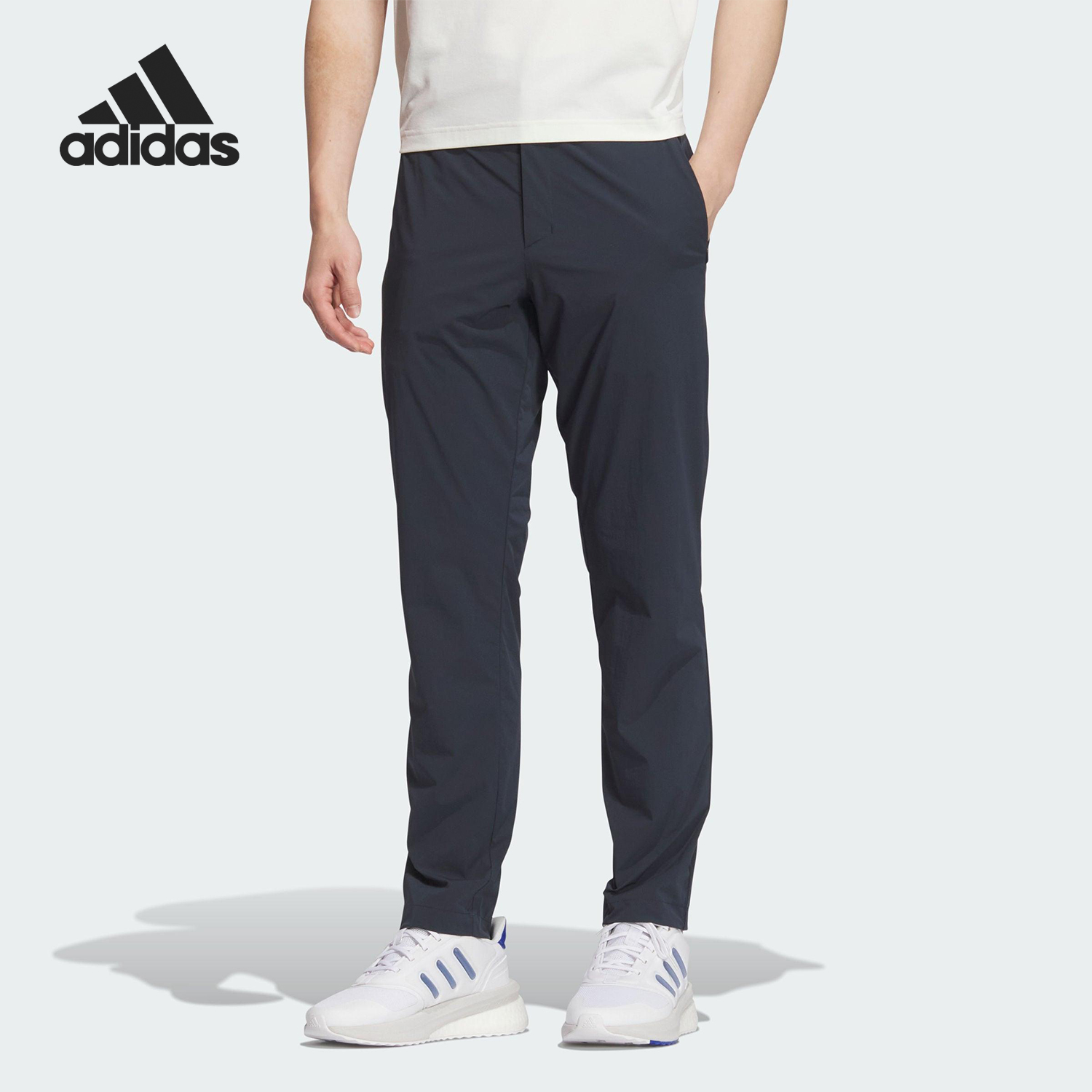 Adidas/阿迪达斯官方正品WUZONG TONG PNT男士运动修身长裤KC5824