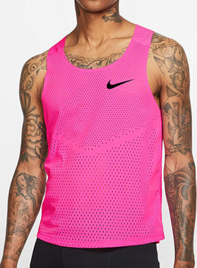 Nike/耐克正品当季新款 AEROSWIFT 男子休闲运动跑步背心AQ5248