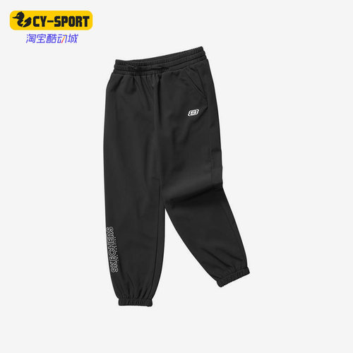 Skechers/斯凯奇正品新款秋季儿童休闲薄绒运动保暖长裤 L321K153