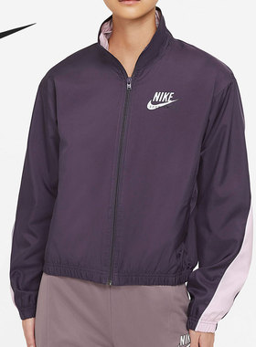 Nike/耐克正品外套女子当季新款运动服休闲棒球服梭织夹克CZ8607