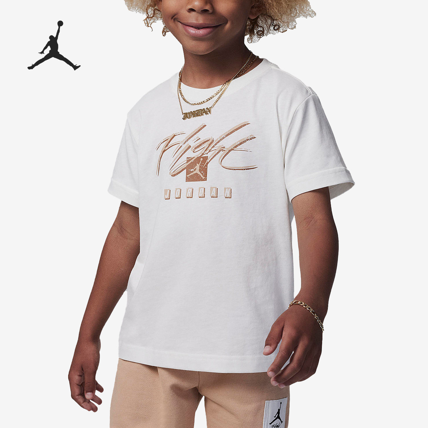 Nike/耐克正品JORDAN小童运动透气休闲印花短袖FV2656-133,童装/婴儿装/亲子装,T恤,淘宝优惠券,粉丝福利购,淘宝优惠卷