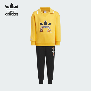 小童運(yùn)動套裝 Adidas 阿迪達(dá)斯正品 三葉草迪士尼聯(lián)名款 JC6809