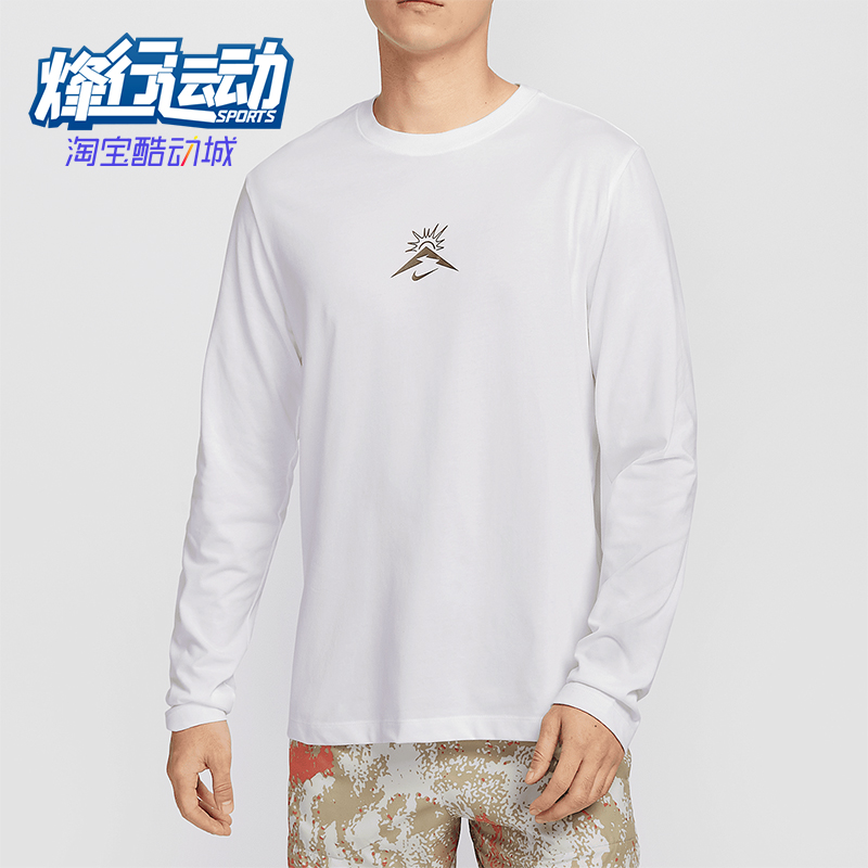 Nike/耐克正品秋冬新款男士图案印花宽松简约长袖HJ3602-100