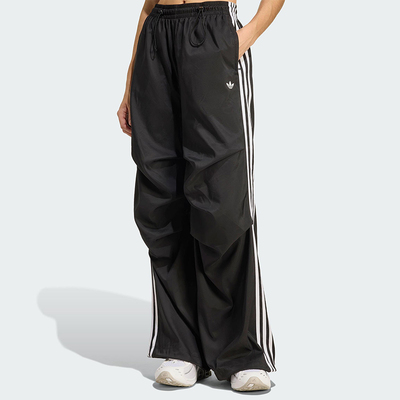 Adidas/阿迪达斯正品三叶草女士透气宽松运动褶皱休闲长裤KE9790