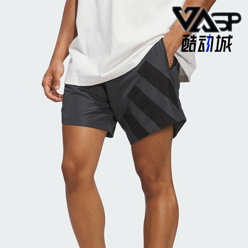 Adidas/阿迪达斯正品ANTED SHORT男士运动梭织宽松篮球短裤KC1612