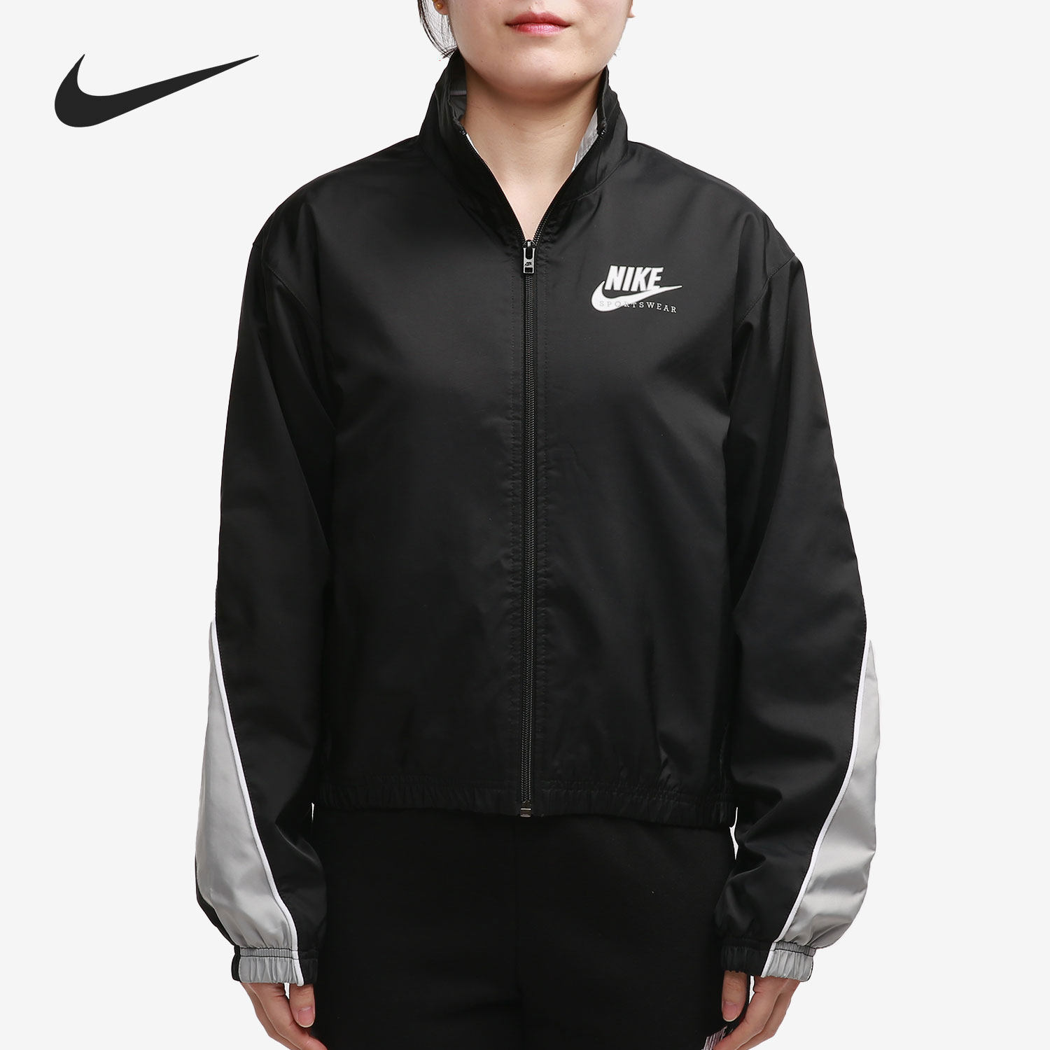 Nike/耐克正品新款女子舒适运动服休闲棒球服夹克外套 CZ8607-010