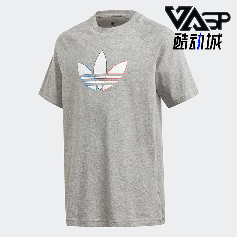 Adidas/阿迪达斯三叶草大童短袖