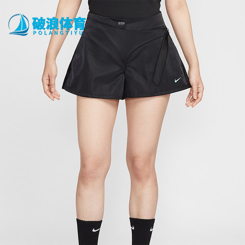 Nike/耐克正品Serena Williams女士运动高腰梭织短裤HM4957-010