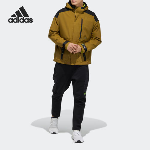 Adidas男子连帽夹克外套运动训练