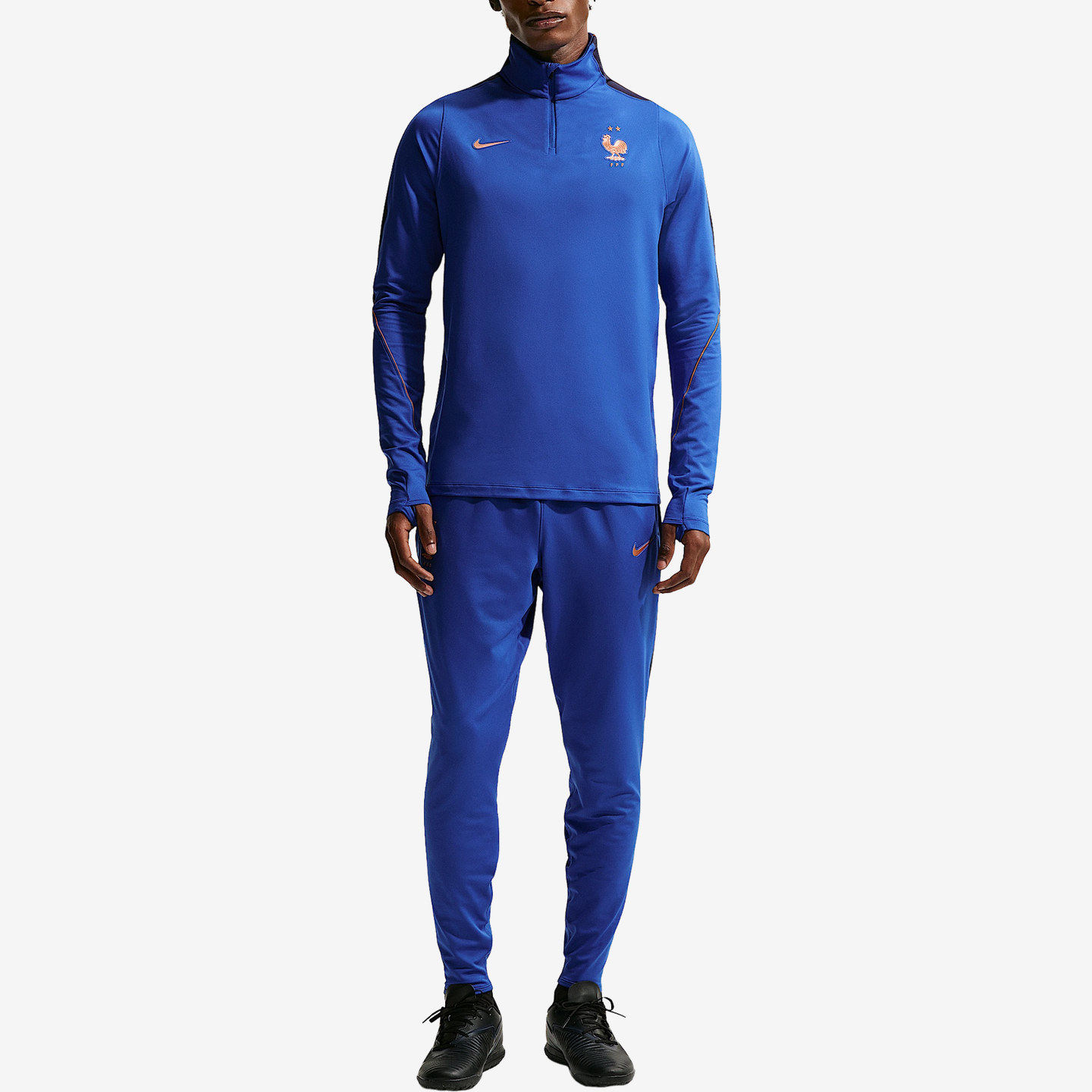 Nike耐克正品男吸湿速干长袖训练服排汗立领运动套装IB4606-480