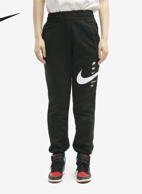 Nike/耐克正品新款女士logo印花加绒运动休闲长裤CU5632-011