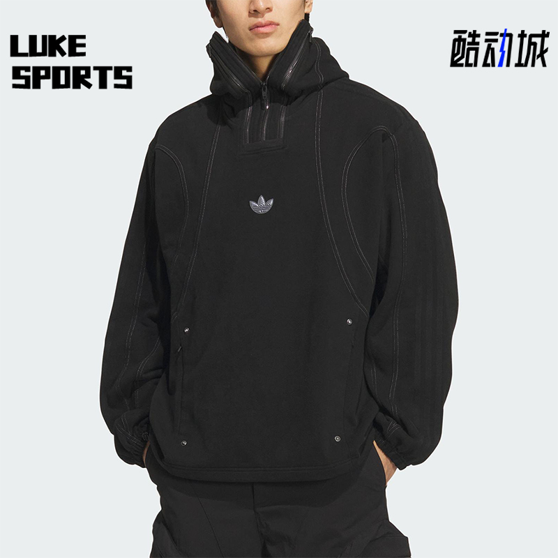 Adidas/阿迪达斯正品三叶草男女套头潮流宽松保暖休闲卫衣KS8234