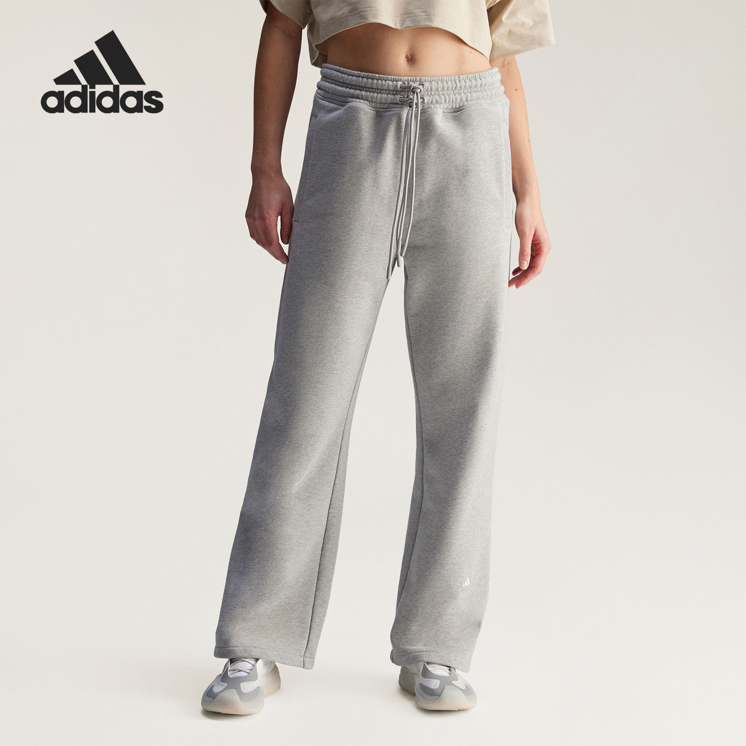 Adidas/阿迪达斯正品ASMC STRAIGHT P女士运动直筒长裤JG3690