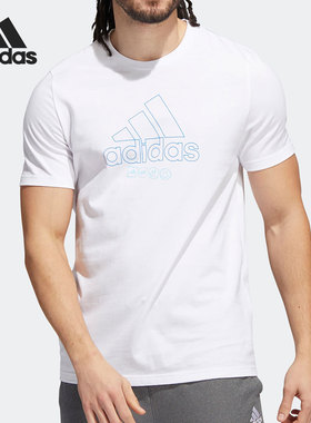 Adidas/阿迪达斯正品夏季健身男子运动休闲短袖T恤 IB9429