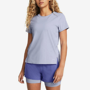 T恤1383364 女士运动跑步透气弹力套头短袖 夏季 539 安德玛正品