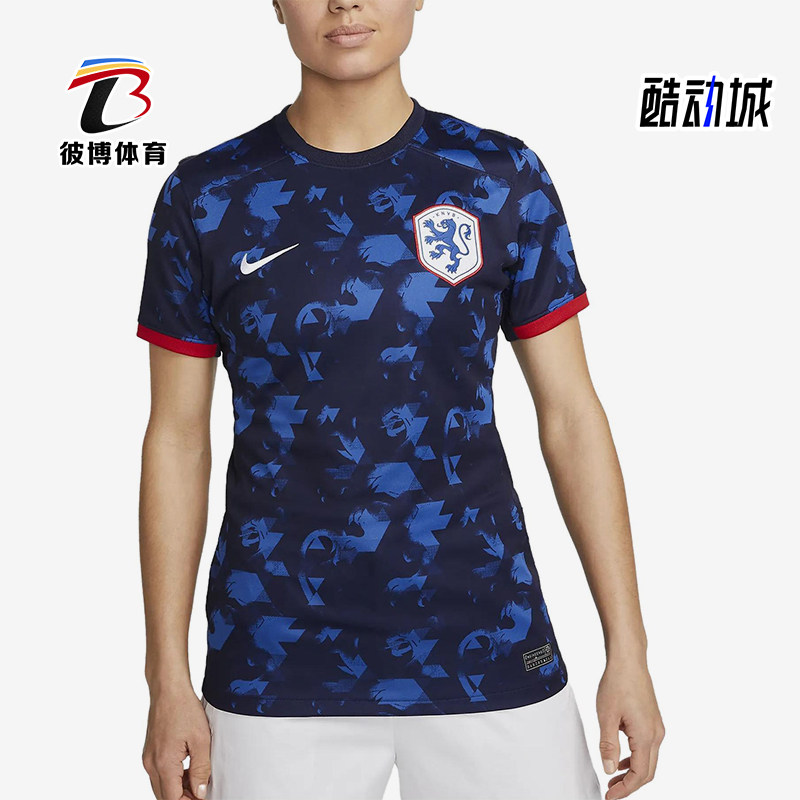 Nike/耐克正品夏季女士透气运动休闲经典足球服短袖T恤DR3994-498