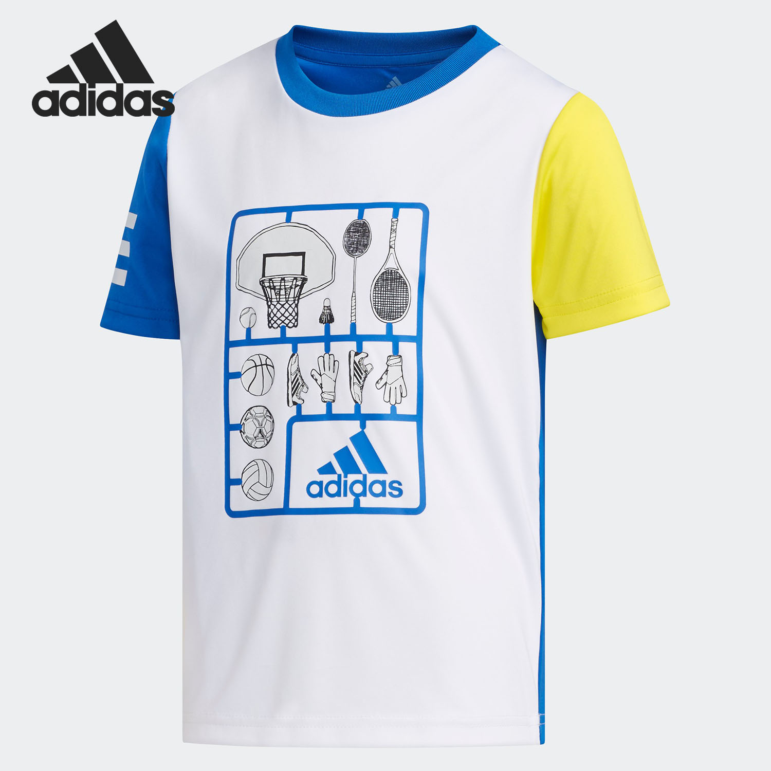 男短袖Adidas/阿迪达斯休闲