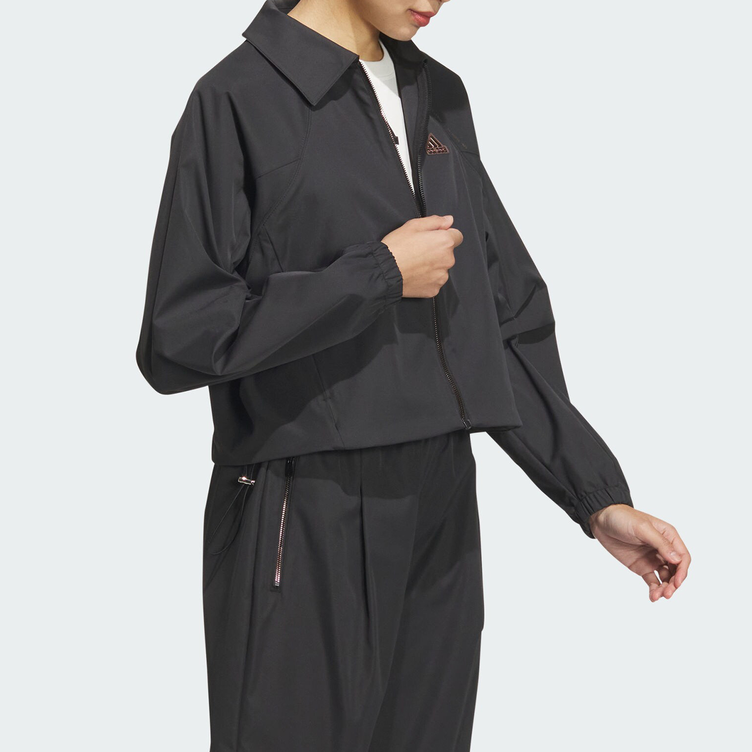 翻领Adidas阿迪达运动茄克/外套