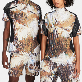 耐克正品 FJ3013 夏季 男女印花宽松跑步运动短袖 902 新款 Nike