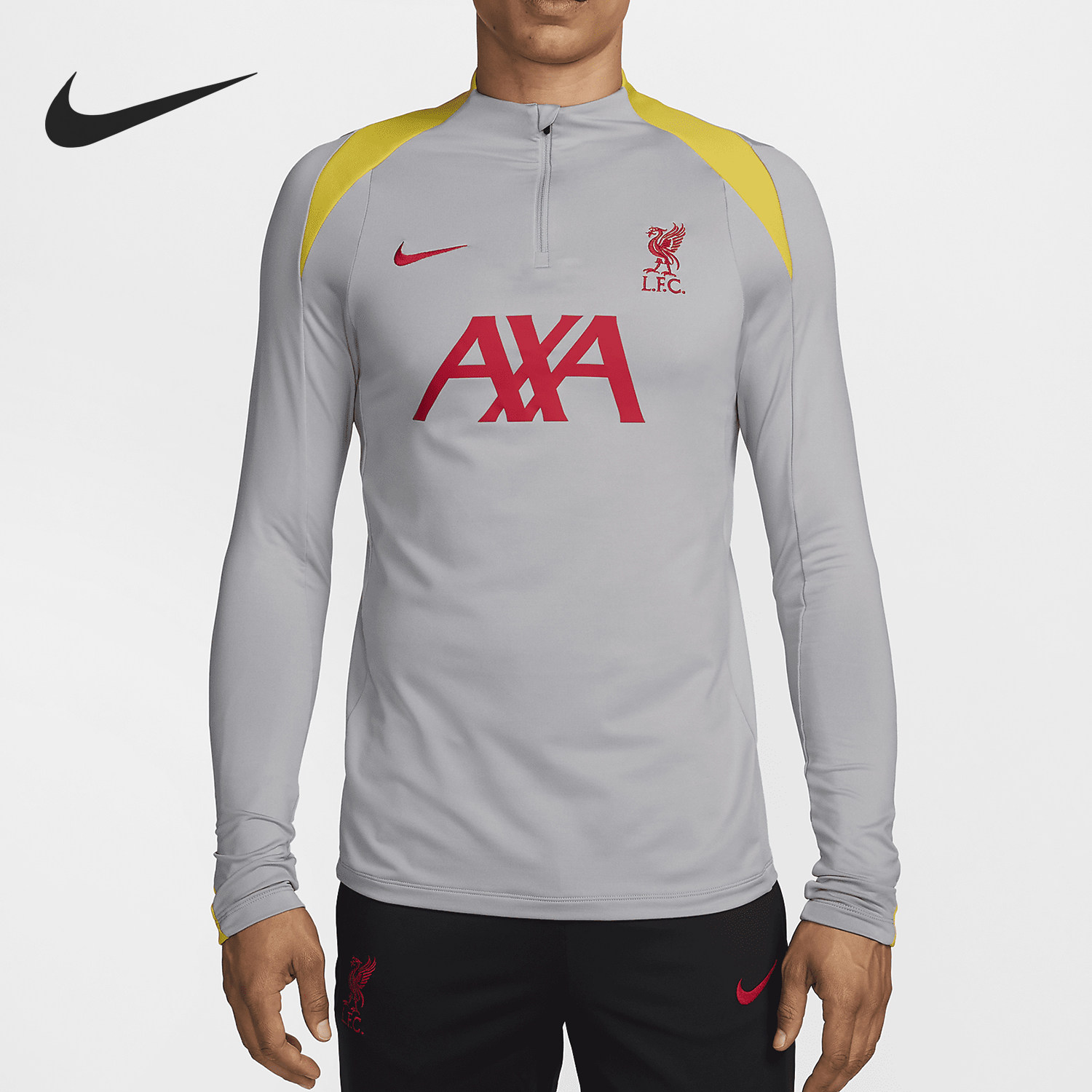 Nike/耐克正品Dri-FIT男士半拉链套头足球长袖T恤FQ2624-078,运动服/休闲服装,运动T恤,淘宝优惠券,粉丝福利购,淘宝优惠卷