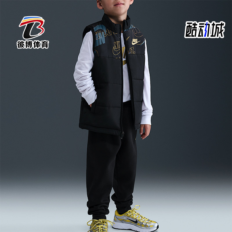 Nike/耐克正品Sportswear新款儿童黑白色经典三件套IQ2806-010