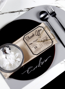 北欧样板房间餐具套装亚克力