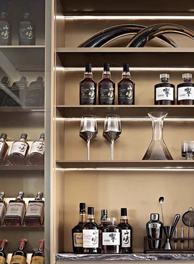 吧台轻奢装饰具摆仿真展示