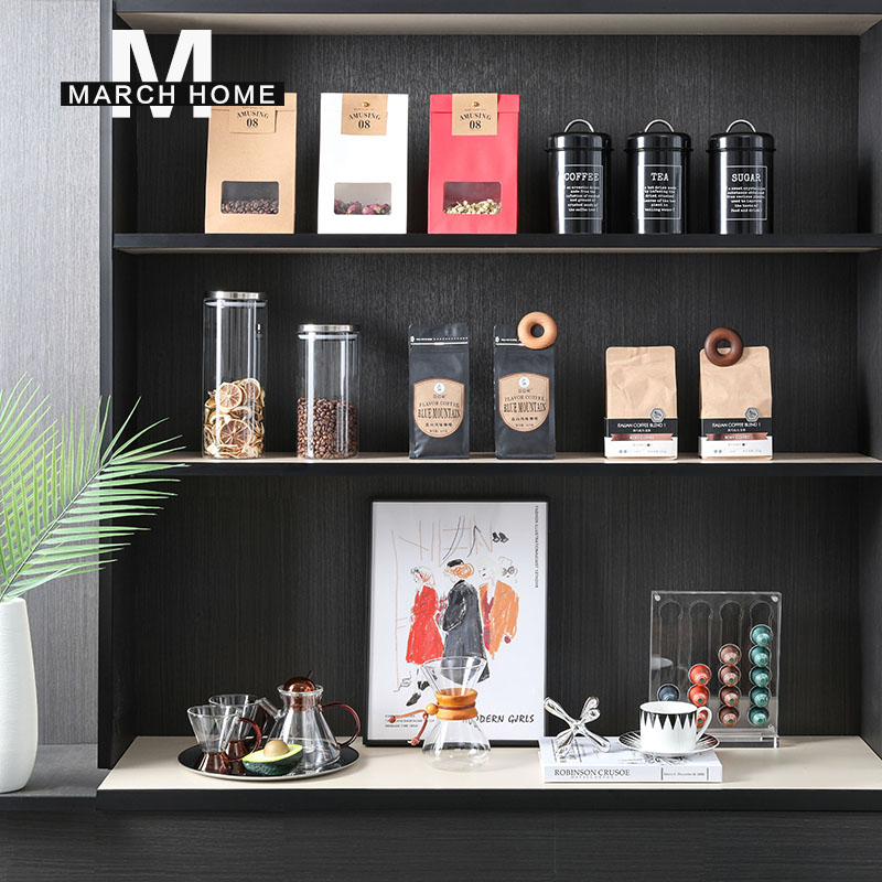 售楼部样板间厨房咖啡豆花茶组合
