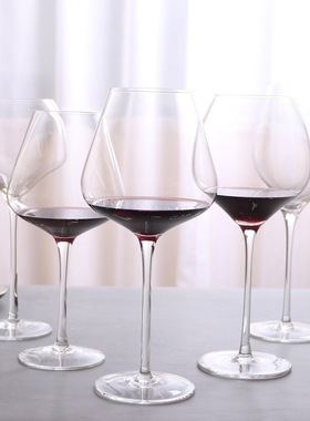 样板间水晶玻璃餐桌红酒杯