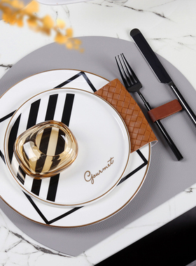 现代简约餐具样板间几何