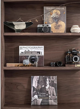 现代样板间书房书柜艺术感搭配摆件书架高档摄影展柜装饰品摆件